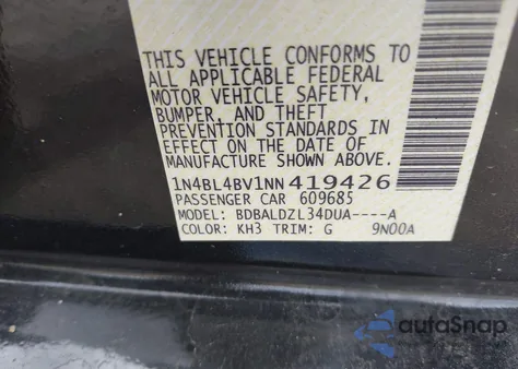 2022 Nissan Altima S Fwd from USA, damaged, VIN 1N4BL4BV1NN419426